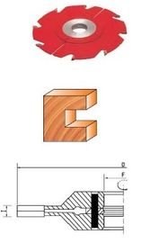 목제에게 지면 만들기를 위한 다 이 T.C.T 조정가능한 흠을 파는 탄화물 셰이퍼 절단기