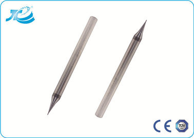 단단한 탄화물 절단 도구, 0.5 mm 마이크로 직경 편평한 끝 선반을 입히는 TiAlN
